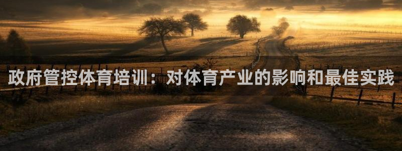 尊龙负面新闻：政府管控体育培训：对体育产业的影响和最