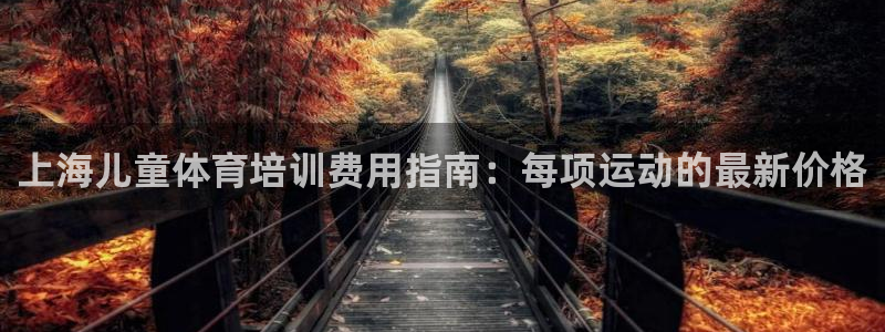 尊龙凯时v7要冲多少：上海儿童体育培训费用指南：每项